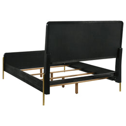 Arini RattanPanel Bed Sand Wash and Natural