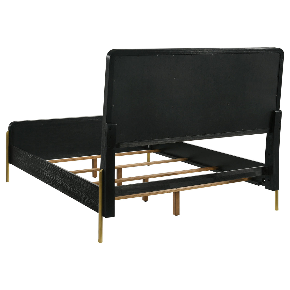 Arini RattanPanel Bed Sand Wash and Natural