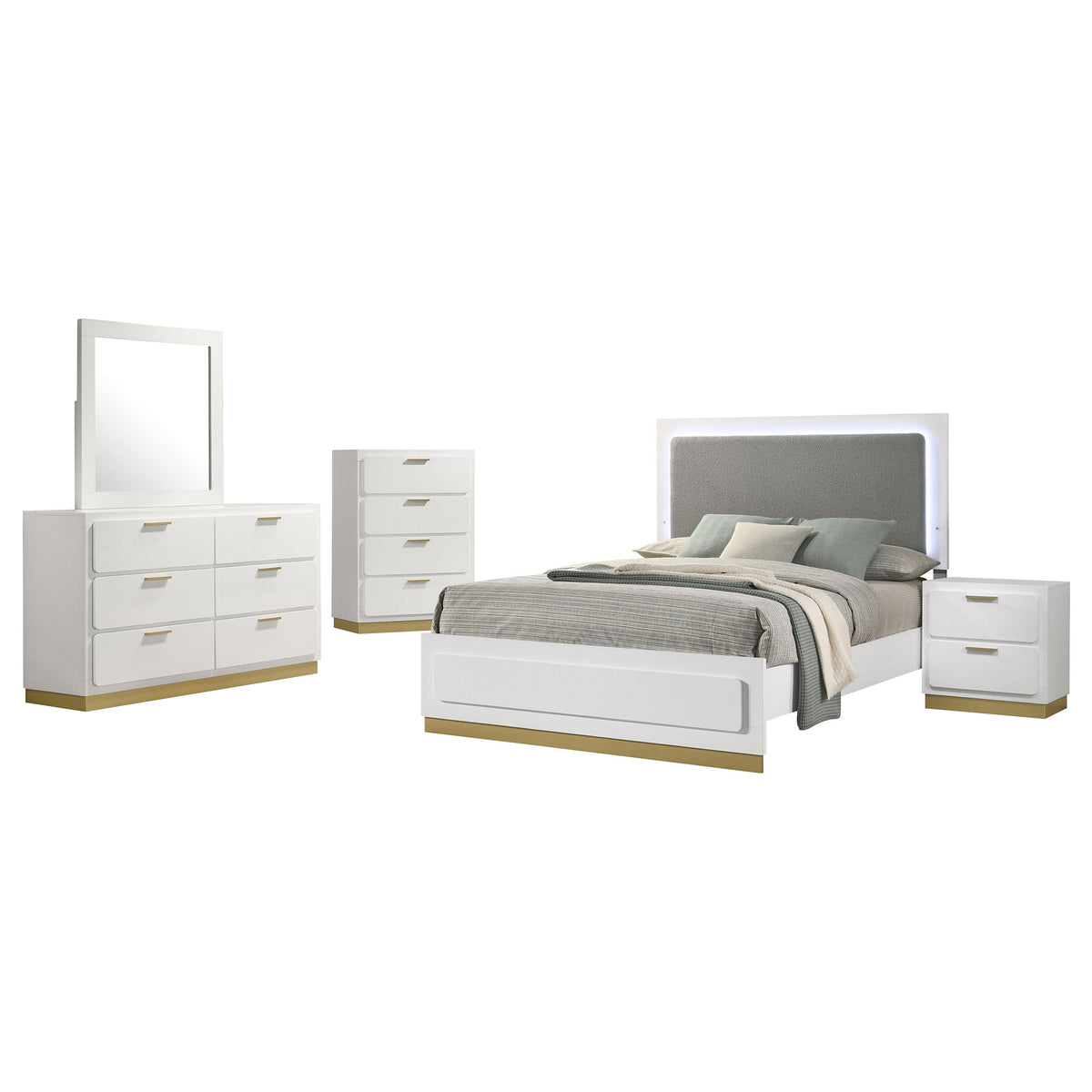 Caraway California King Bedroom Set Black