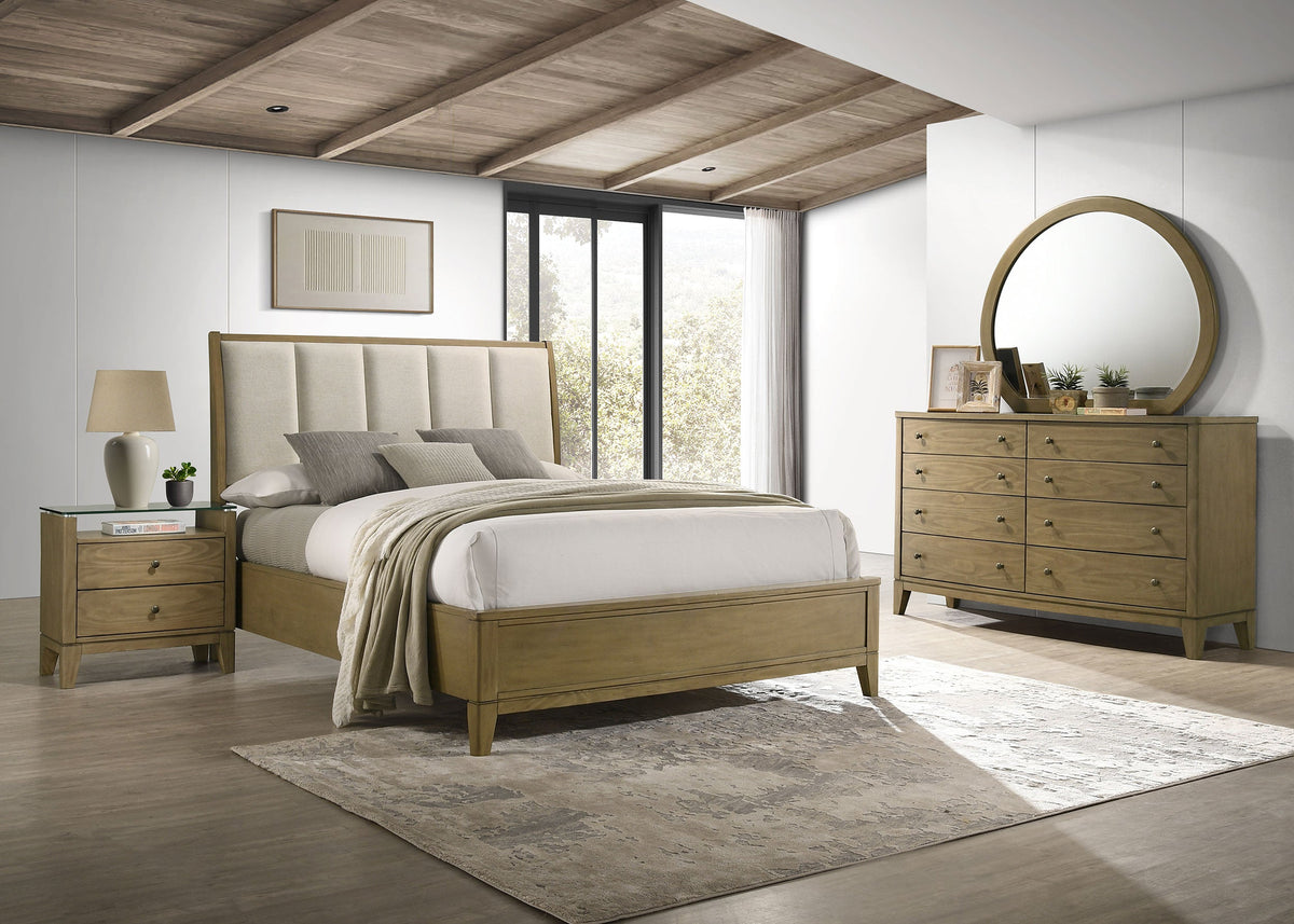 Granada California King Bedroom Set Natural Pine
