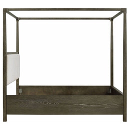 Gran Park California King Four Poster Canopy Bed Dark Cocoa