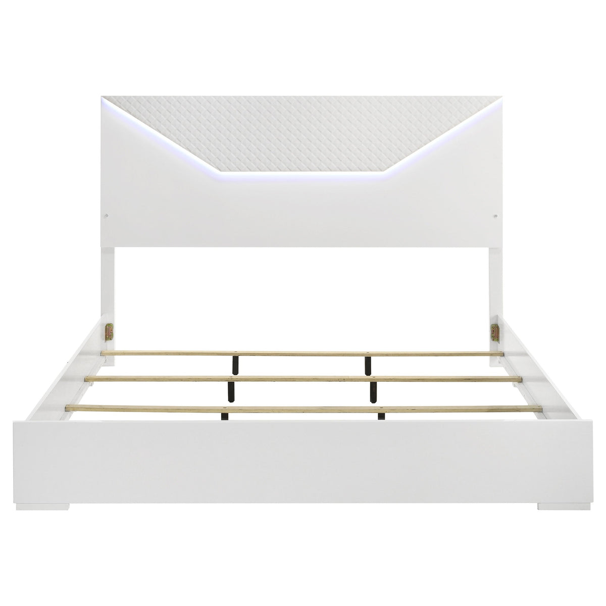 Hyland Panel Bed LED Headboard Natural