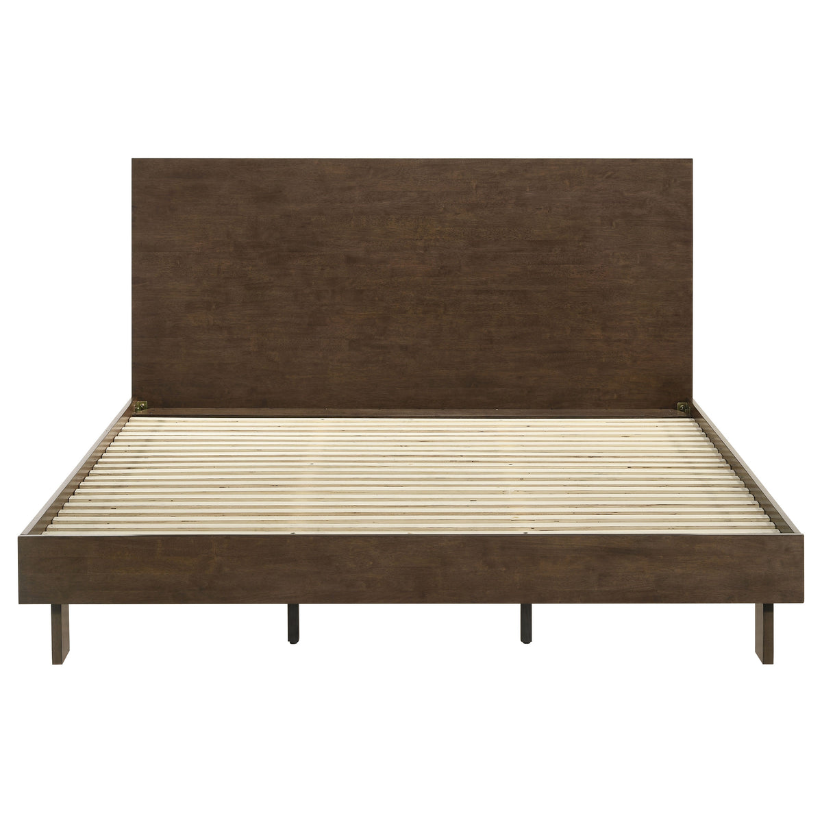 Glenwood 48-inch Platform Panel Bed Warm Brown