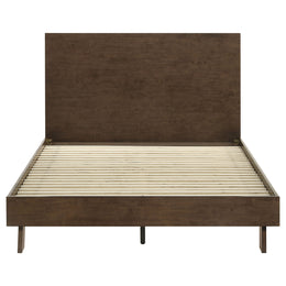 Glenwood 48-inch Platform Panel Bed Warm Brown