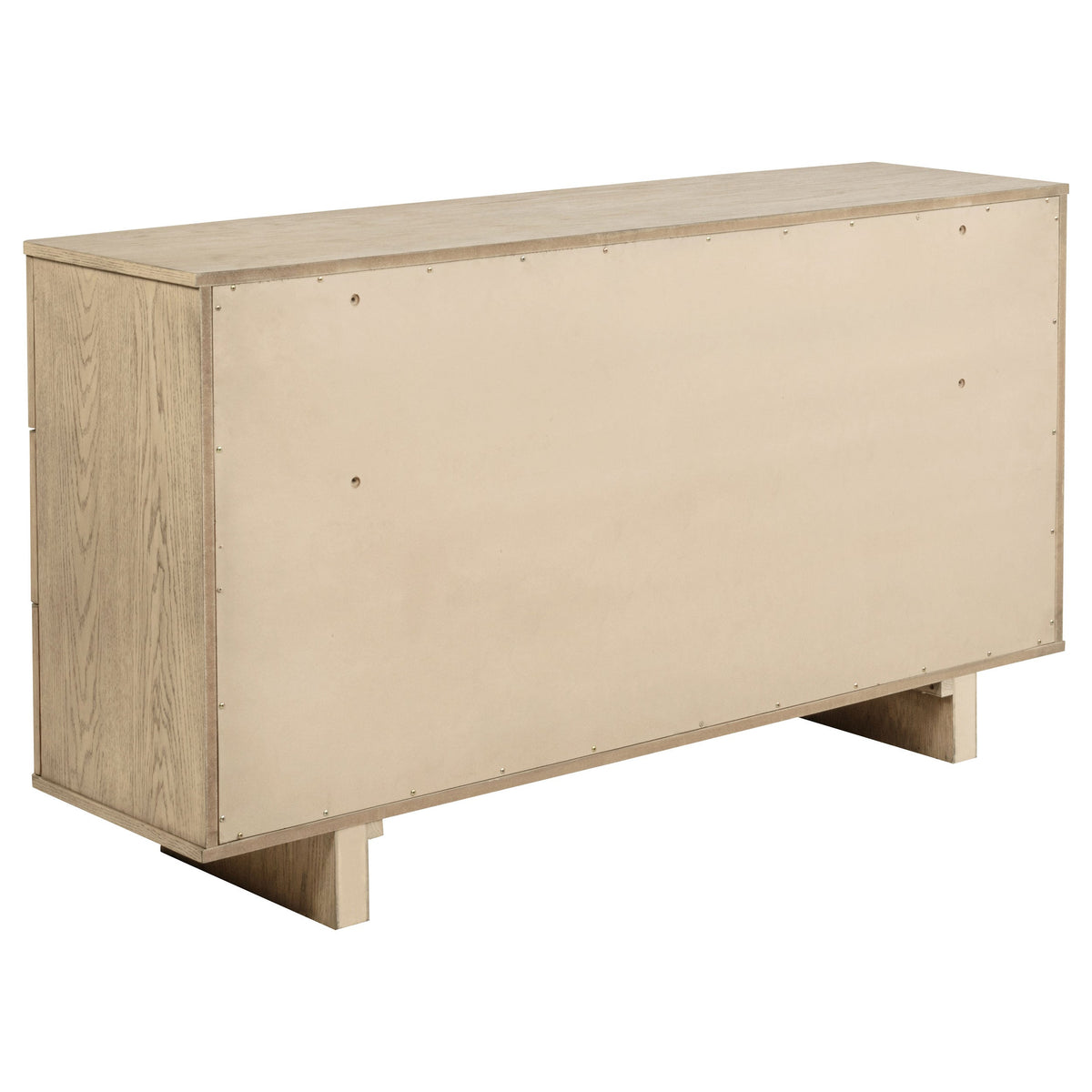 Kailani 9-drawer Dresser and Mirror Beige Oak