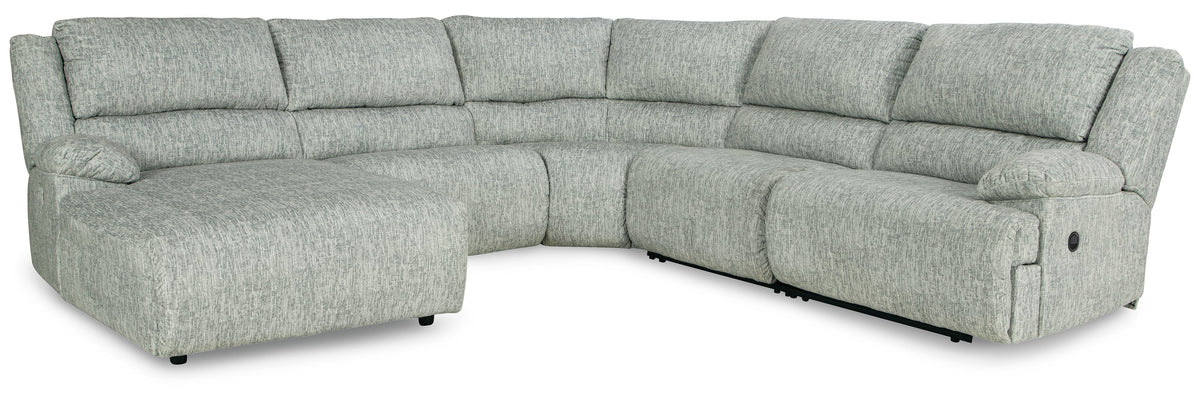 McClelland 5-Piece Reclining Sectional with Chaise