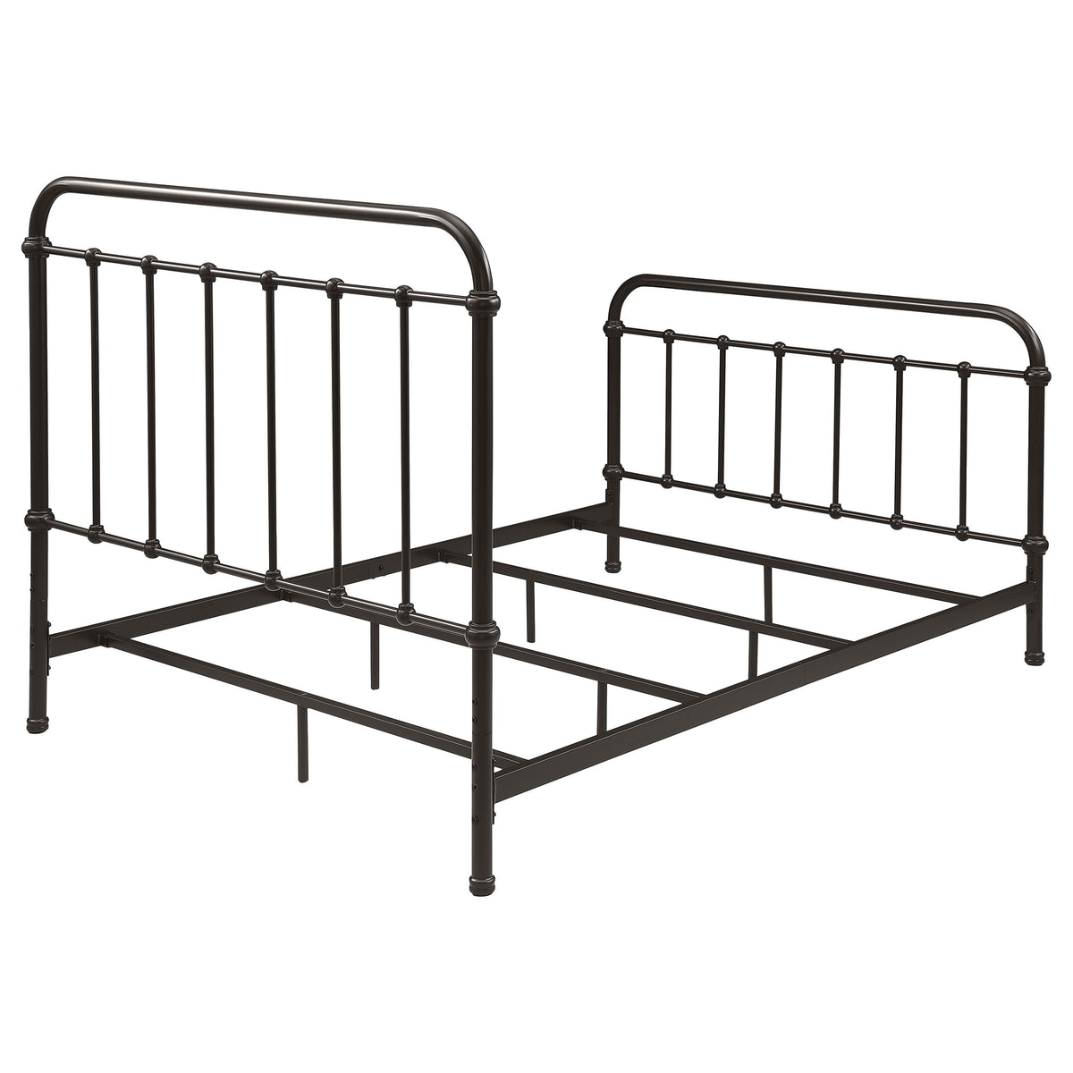 Livingston Metal California King Open Frame Bed Dark Bronze