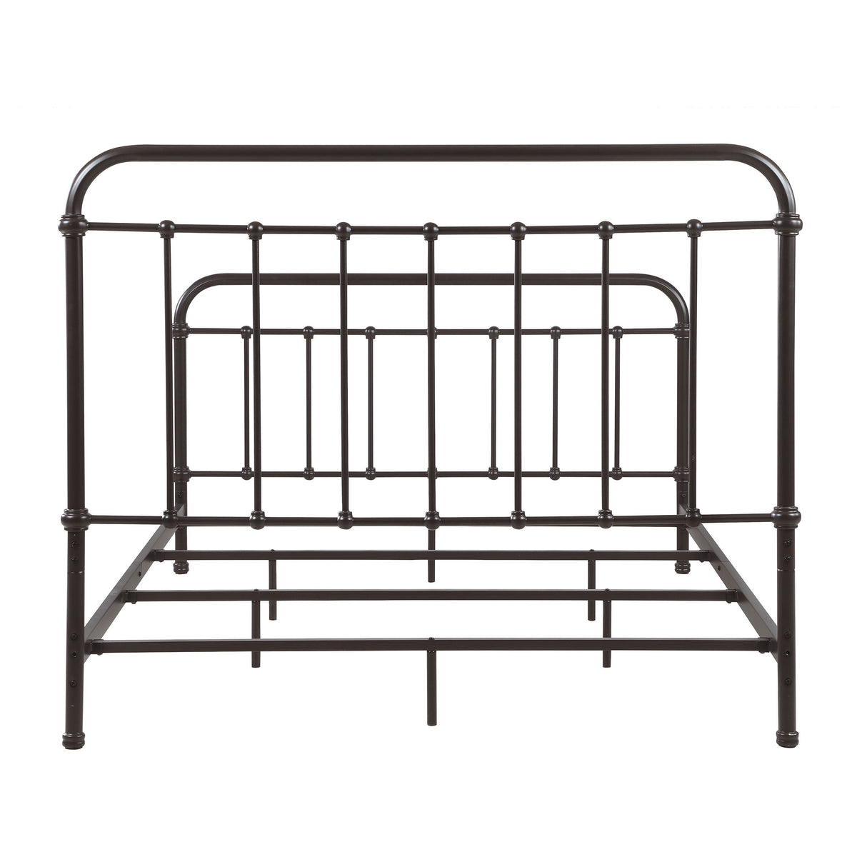 Livingston Metal California King Open Frame Bed Dark Bronze