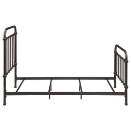 Livingston Metal California King Open Frame Bed Dark Bronze