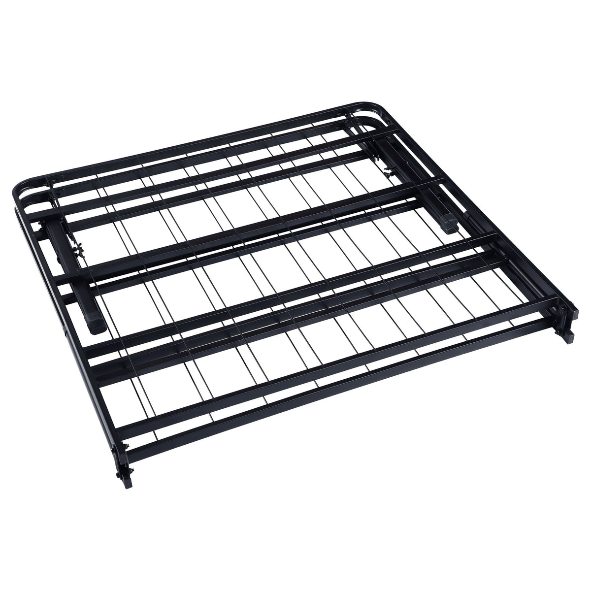 Mabel Metal California King Support Platform Bed Black