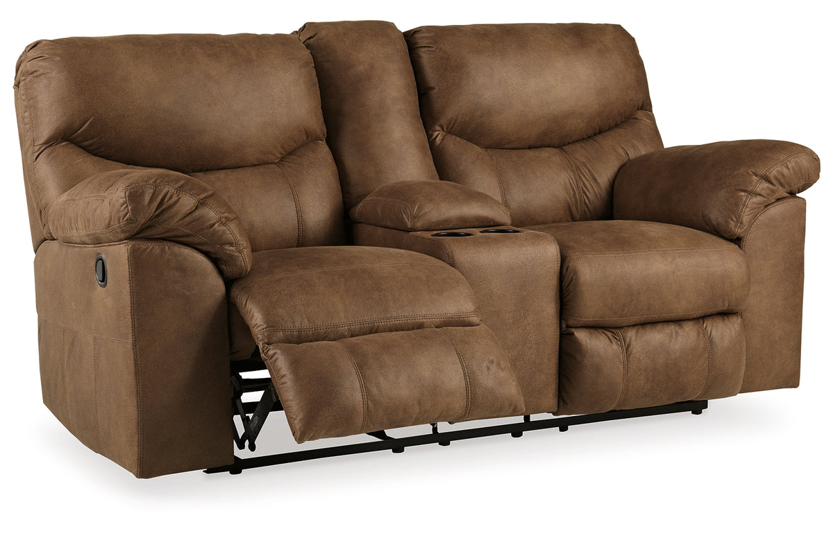 Boxberg DBL Rec Loveseat w/Console