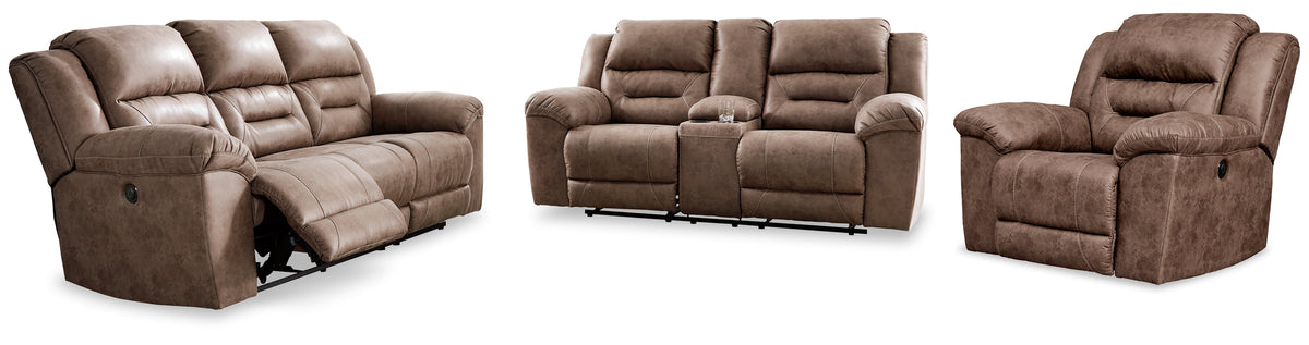 Stoneland Sofa, Loveseat and Recliner