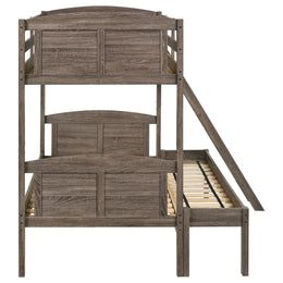 Flynn Wood Over Bunk Bed Weathered Brown
