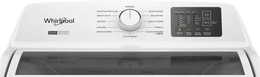 Package - Whirlpool - 4.3 Cu. Ft. High-Eficiency Top Load Washer with 2-in-1 Removable Agitator and Soft Close Glass Lid and 7.0 Cu. Ft. Gas Dryer with Adaptive Dry - Vented Matching - White
