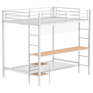 Campus Workstation Bunk Bed Matte Black