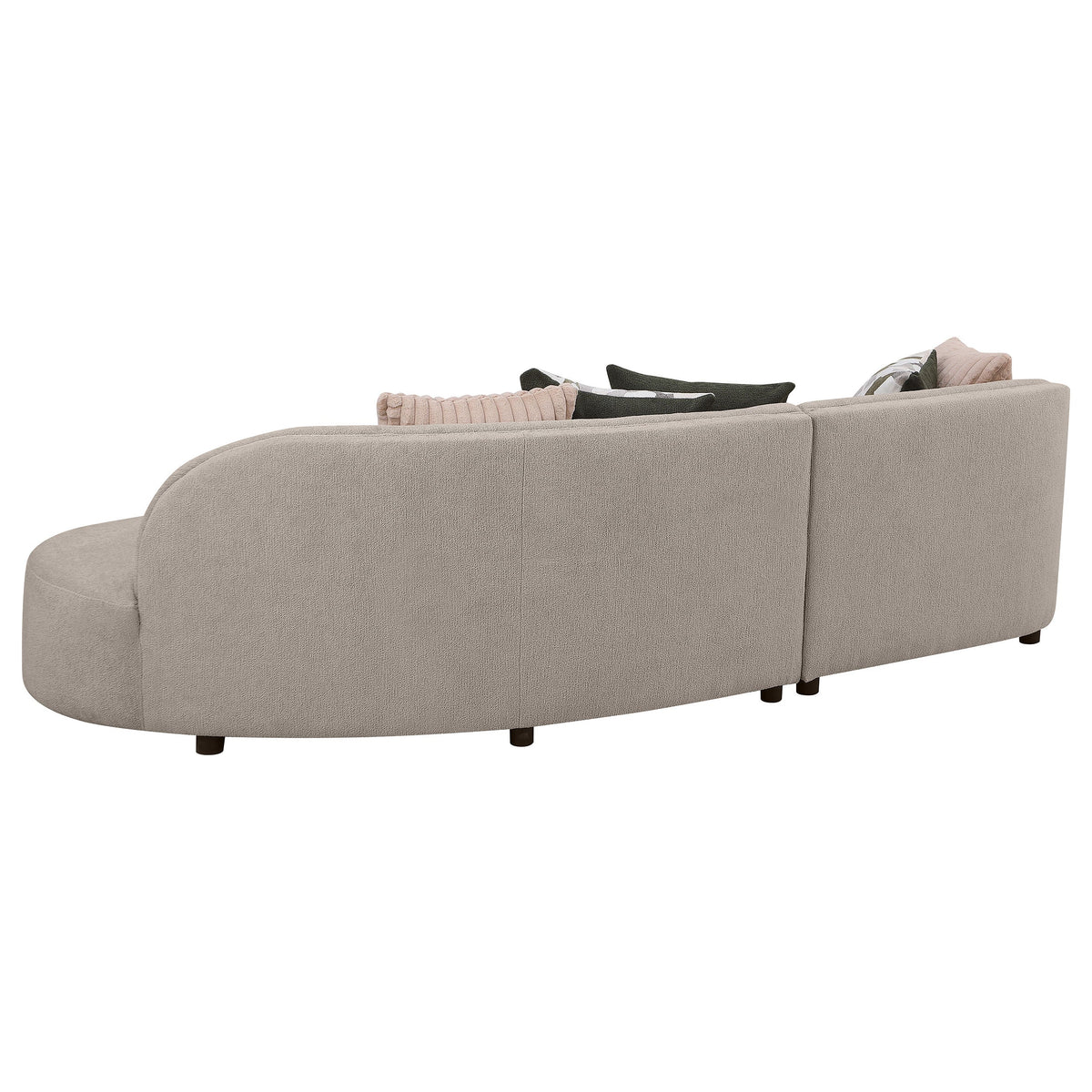 Fayette Upholstered Sectional Sofa Greige