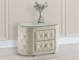 Voltare Night Stand Ivory