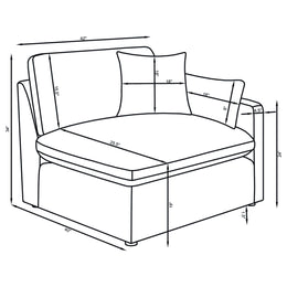 Hobson Upholstered Modular Sectional Sofa