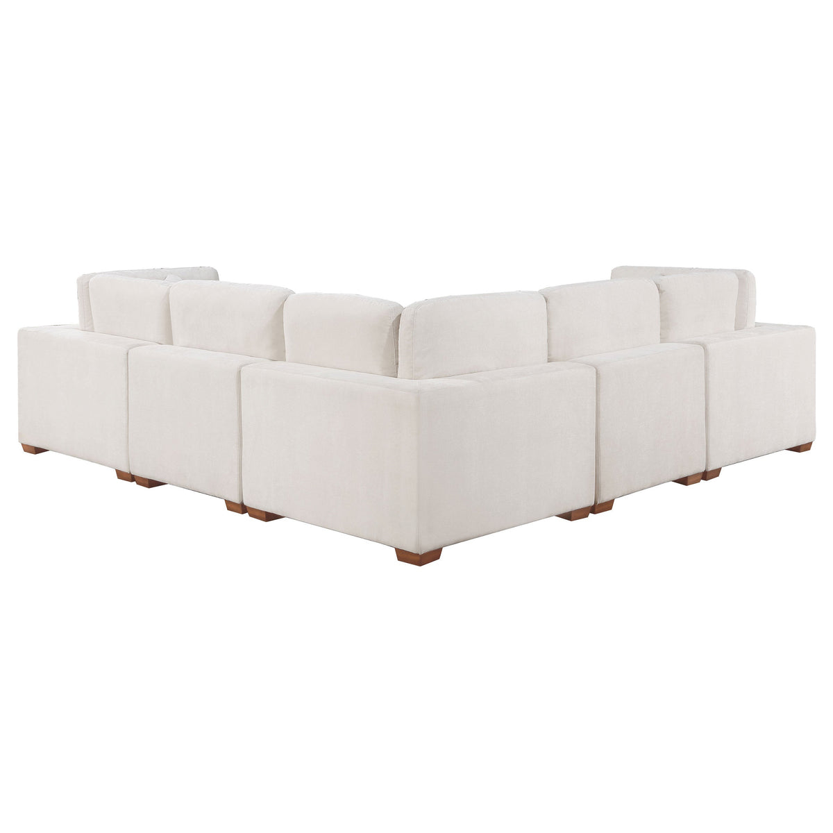 Lakeview Upholstered Modular Sectional Chocolate