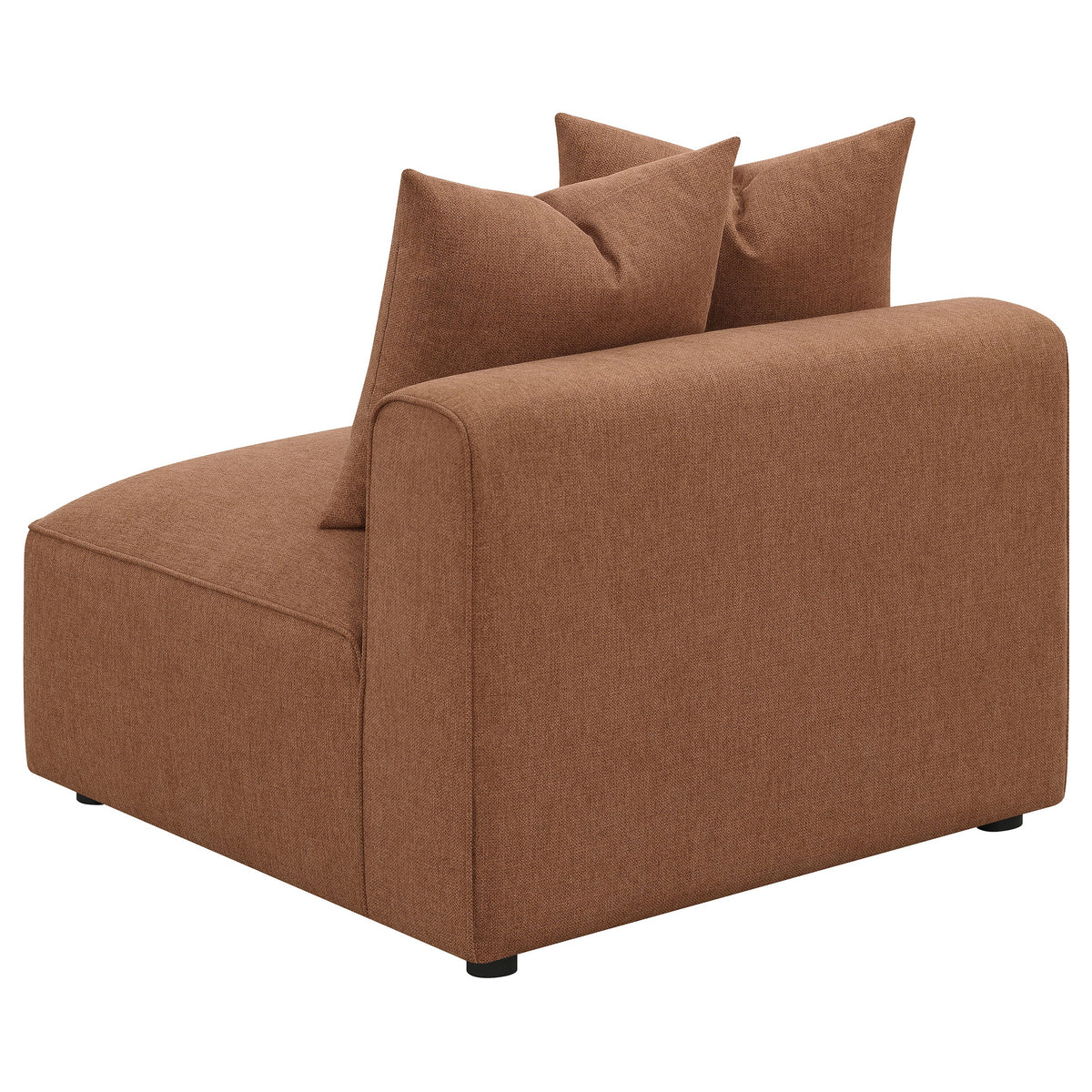 Jennifer Upholstered Armless Chair Grey