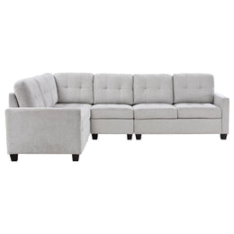 Georgina Upholstered Modular Sectional Sofa Beige