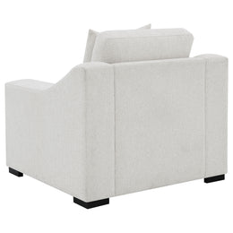 Ashlyn Fabric Upholstered Track Arm Accent Chair Sand