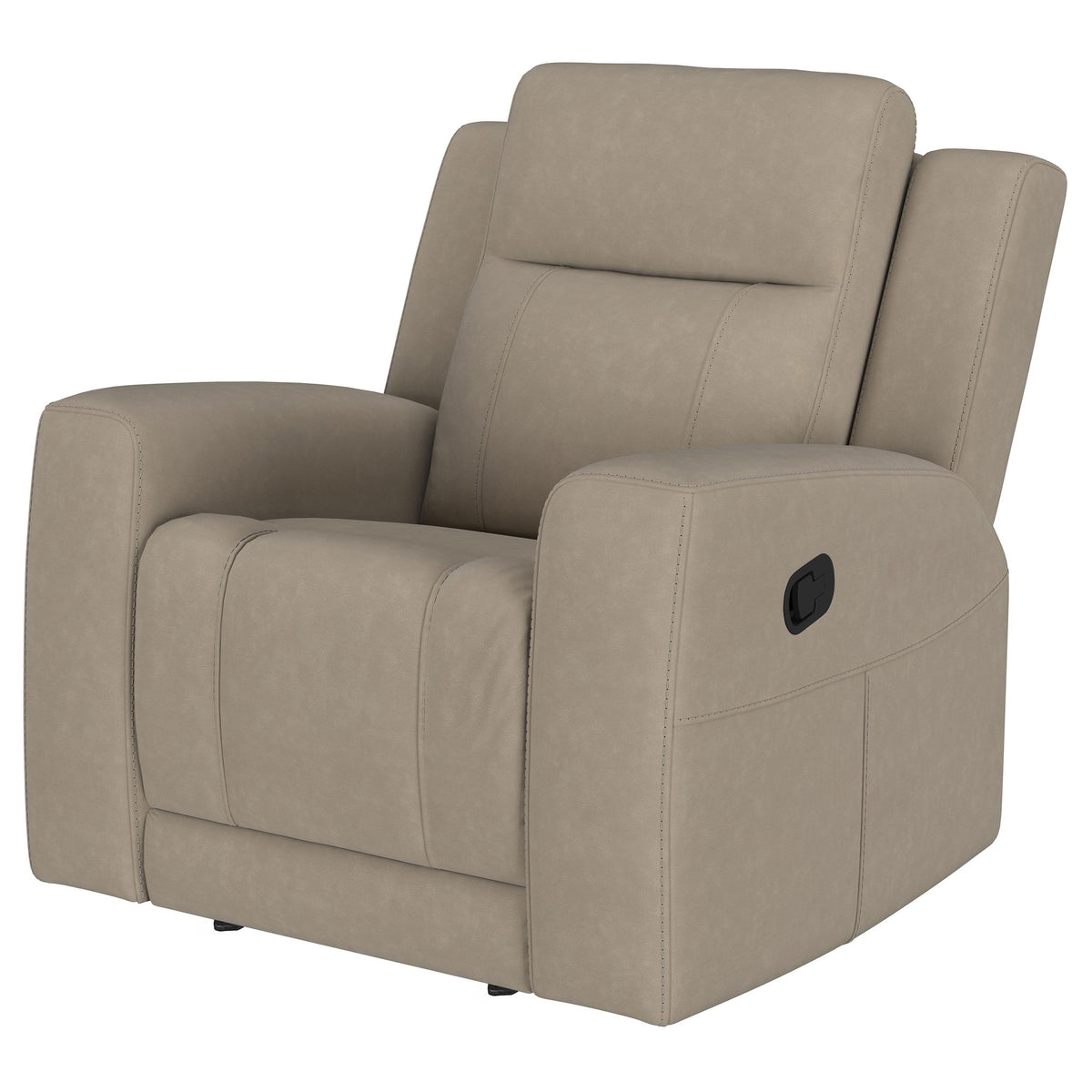 Brentwood Upholstered Recliner Chair Dark Charcoal