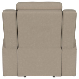 Brentwood Upholstered Recliner Chair Dark Charcoal