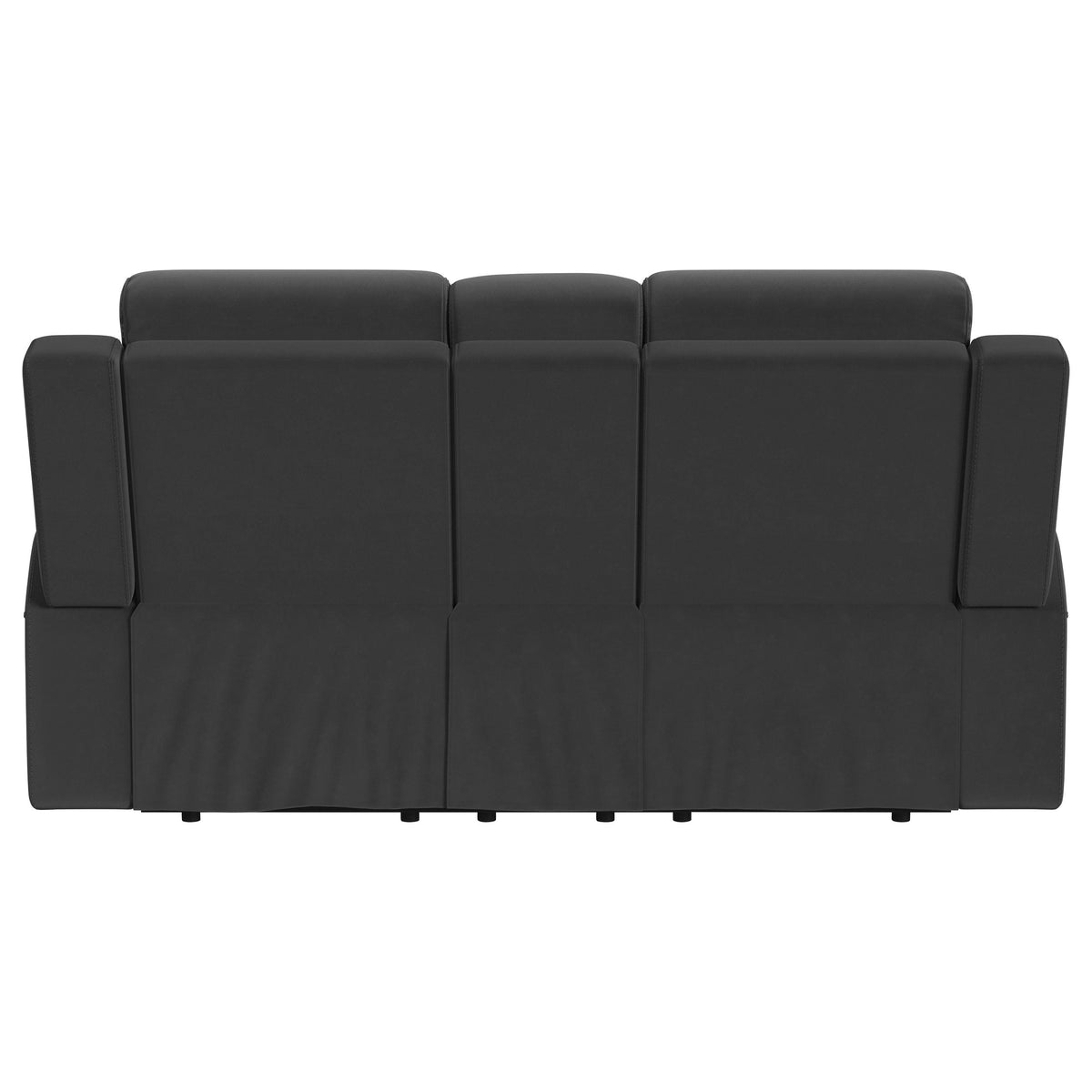 Brentwood Upholstered Motion Reclining Loveseat Taupe