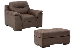 Maderla Chair and Ottoman