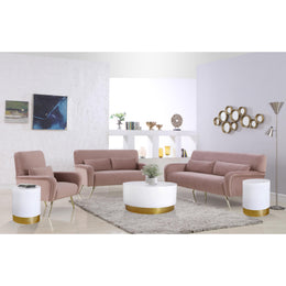 Meridian Deco White/Gold Coffee Table