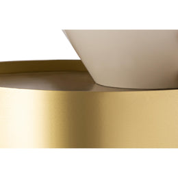 Meridian Damon White End Table