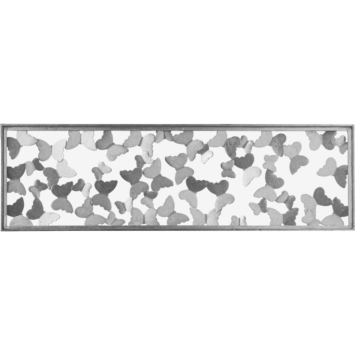 Meridian Butterfly Silver Console Table