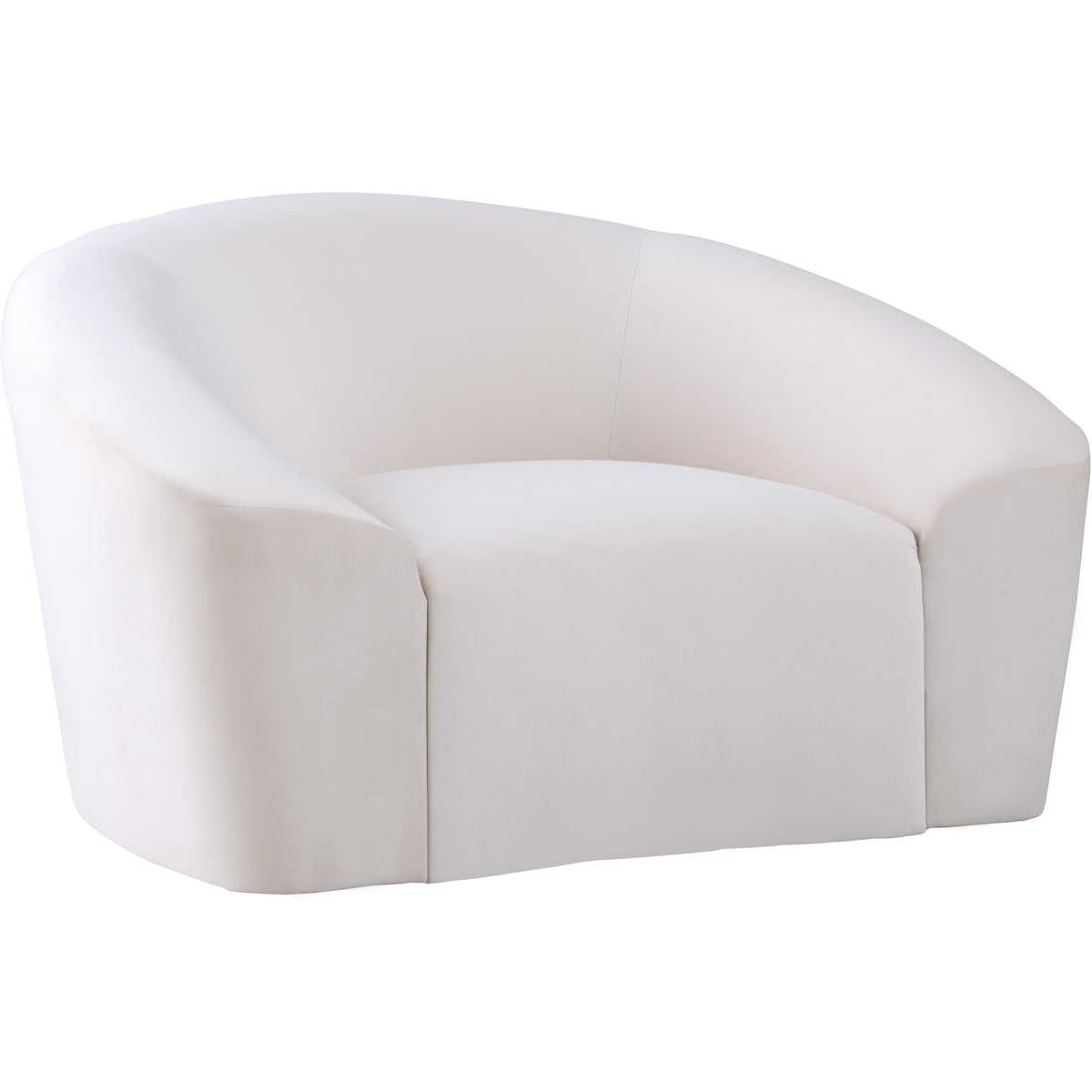 Meridian Riley Cream Velvet Chair