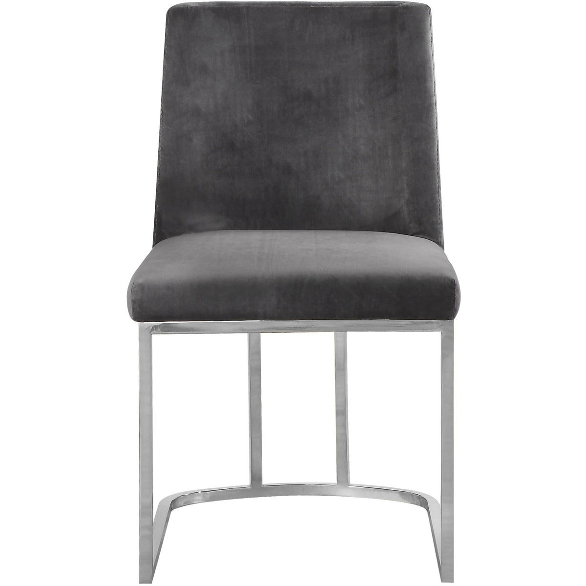 Meridian Heidi Grey Velvet Dining Chair