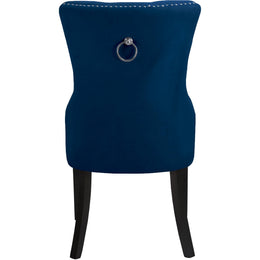 Meridian Nikki Navy Velvet Dining Chair