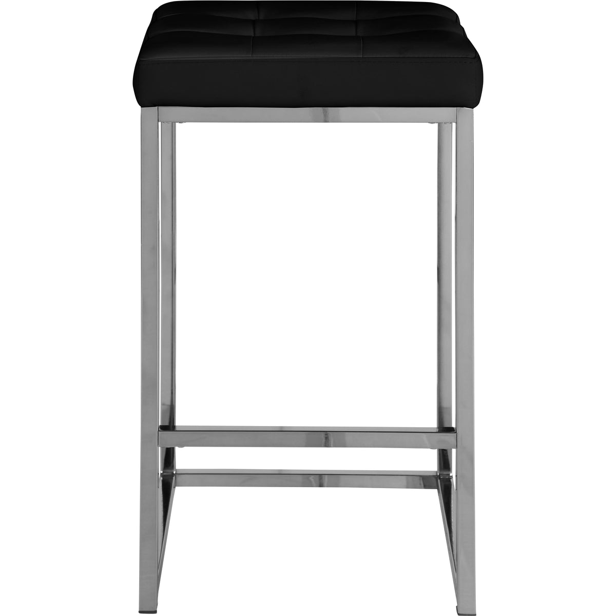 Meridian Nicola Black Vegan Leather Stool