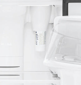 GE - 36 in. Wide 25.3 Cu. Ft. Side-by-Side Refrigerator with External Ice & Water Dispenser - Stainless Steel