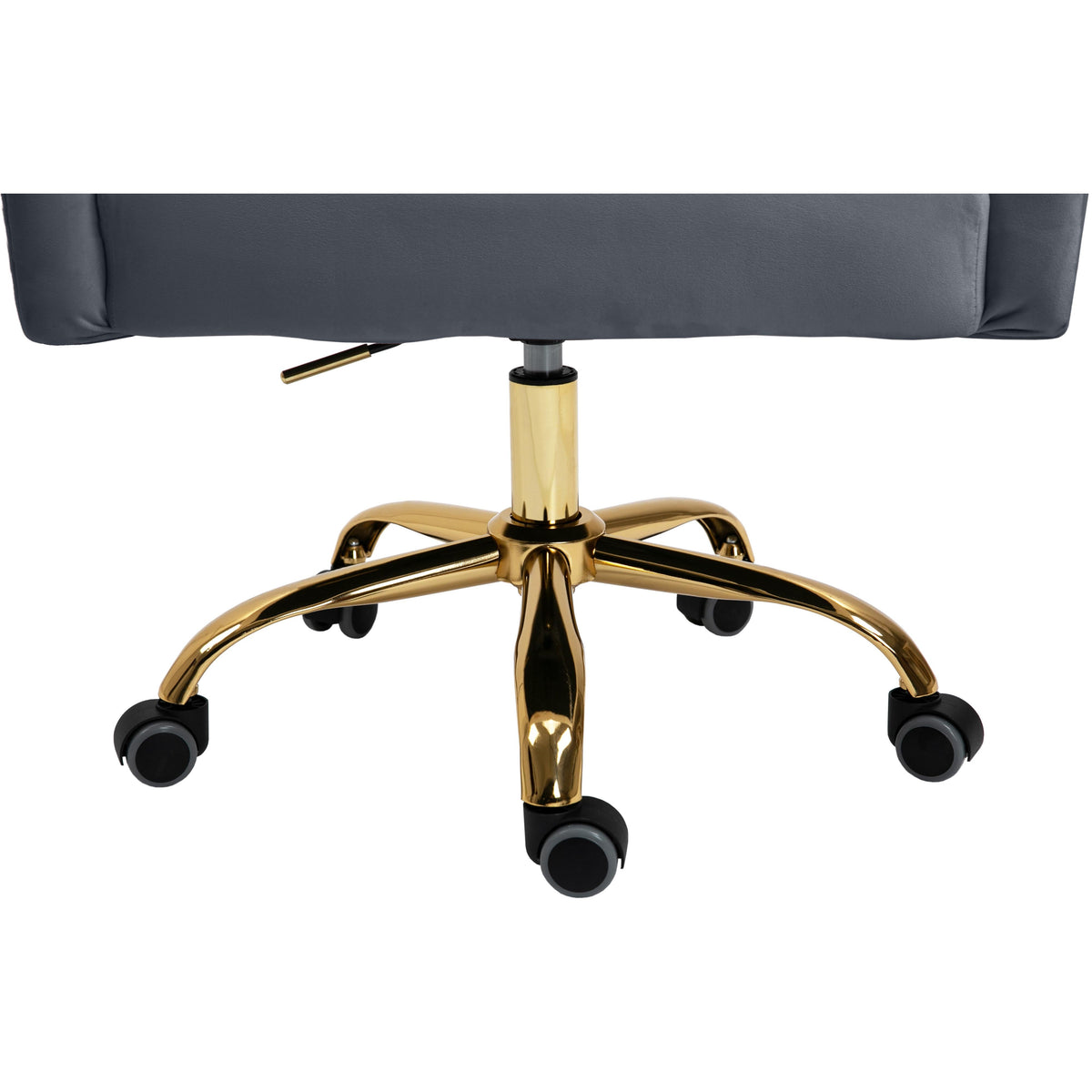Meridian Arden Grey Velvet Office Chair