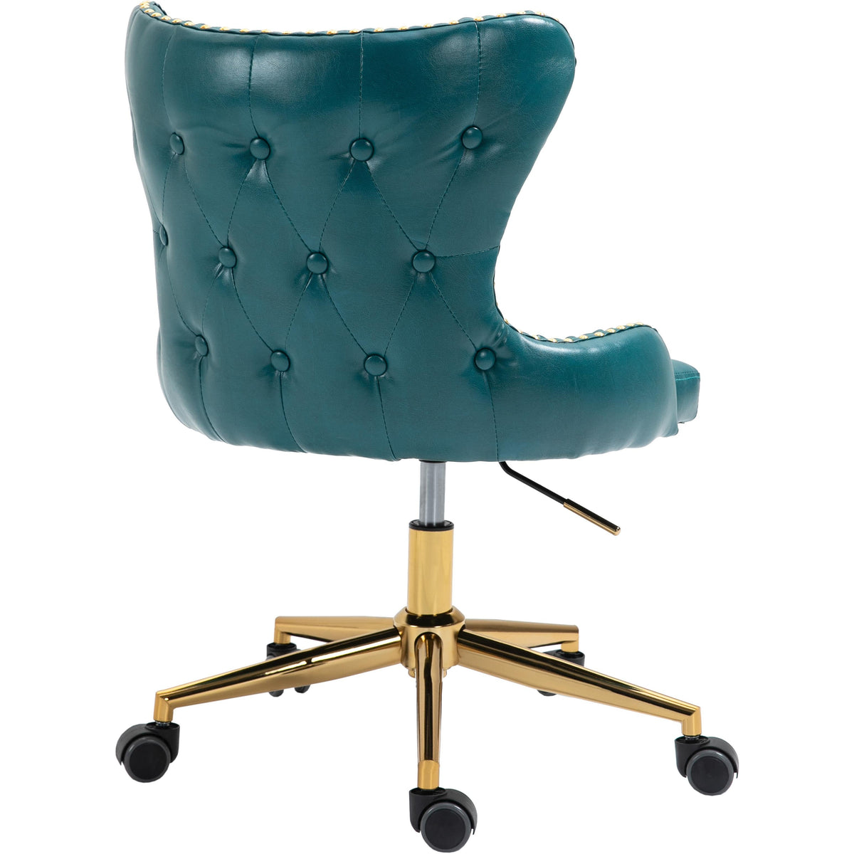 Meridian Hendrix Blue Vegan Leather Office Chair