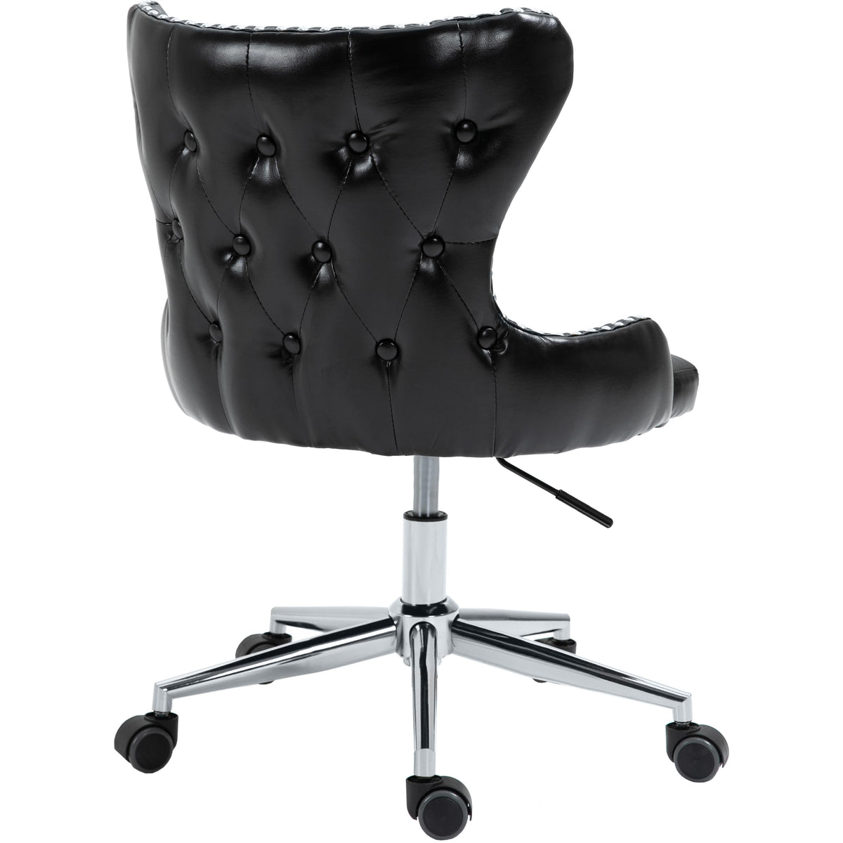 Meridian Hendrix Black Vegan Leather Office Chair