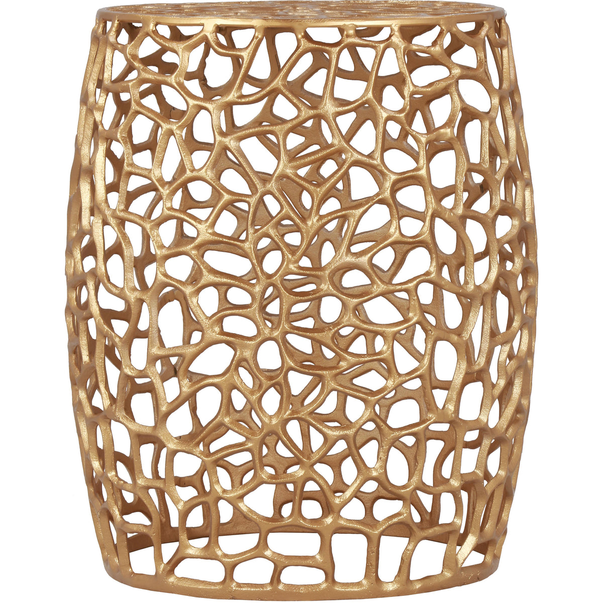 Meridian Priya Gold End Table