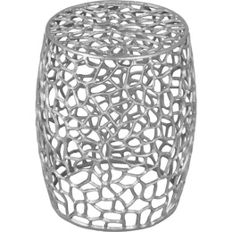 Meridian Priya Silver End Table