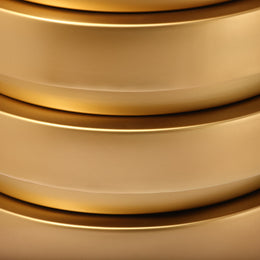 Meridian Levels Brushed Gold Coffee Table