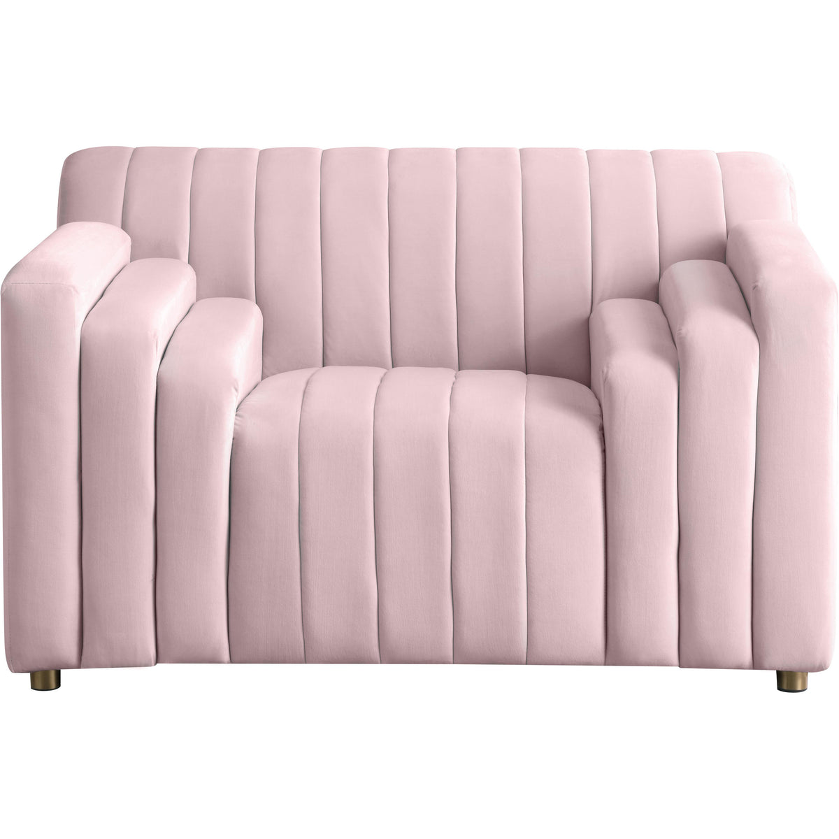 Meridian Naya Pink Velvet Chair