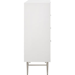 Meridian Modernist White Gloss Chest