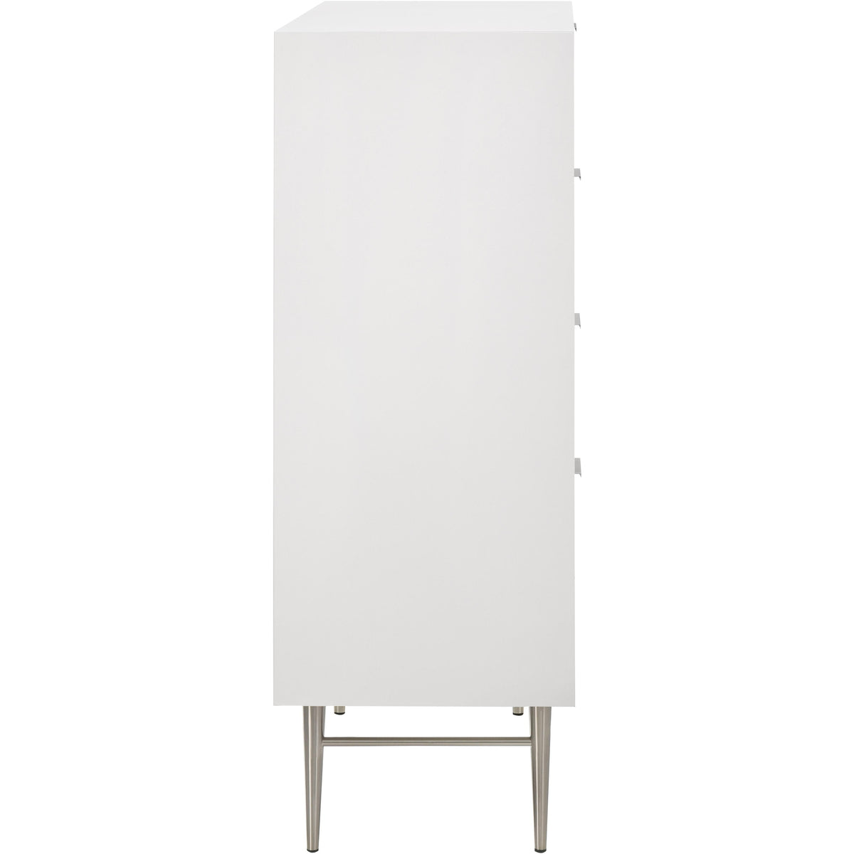Meridian Modernist White Gloss Chest