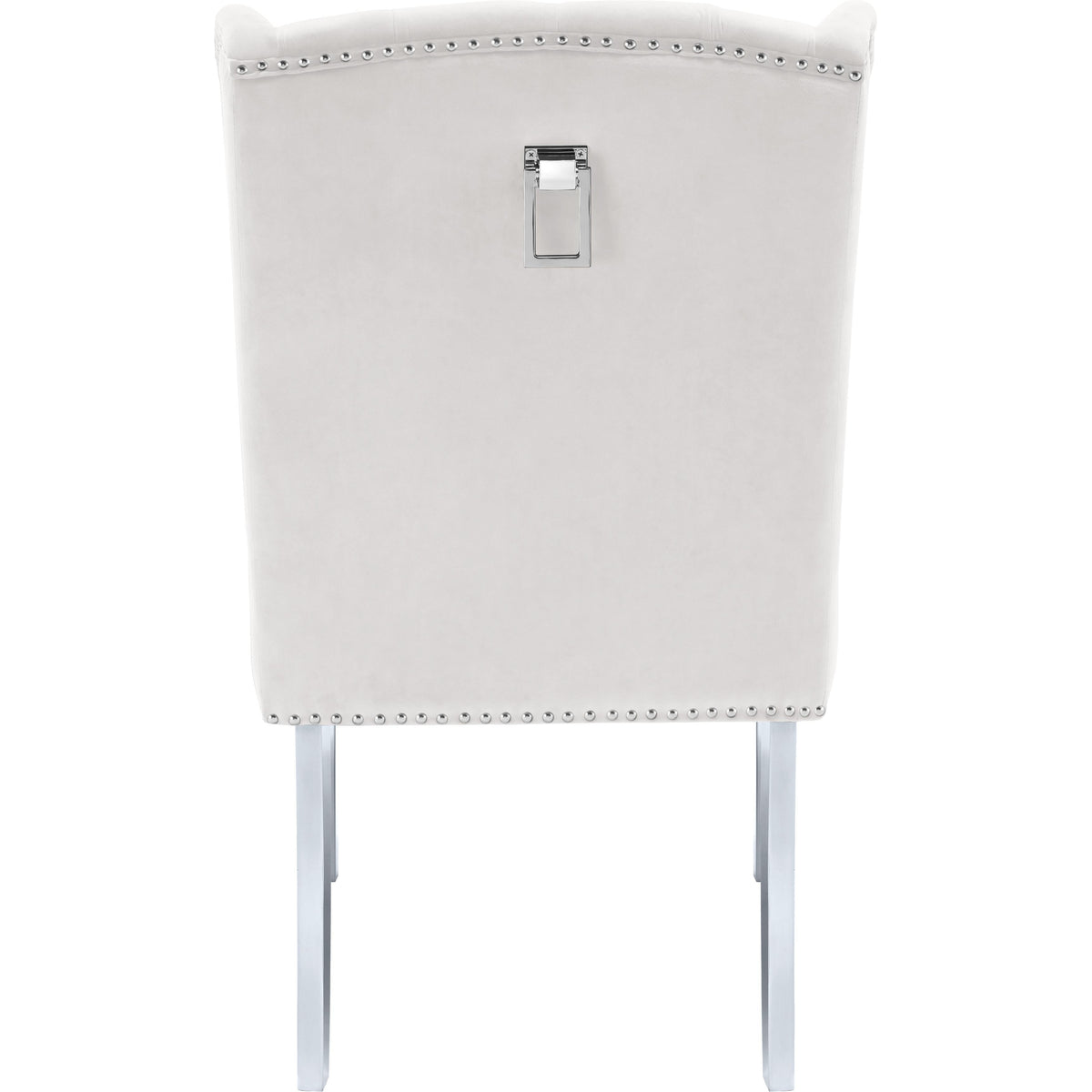 Meridian Suri Cream Velvet Dining Chair