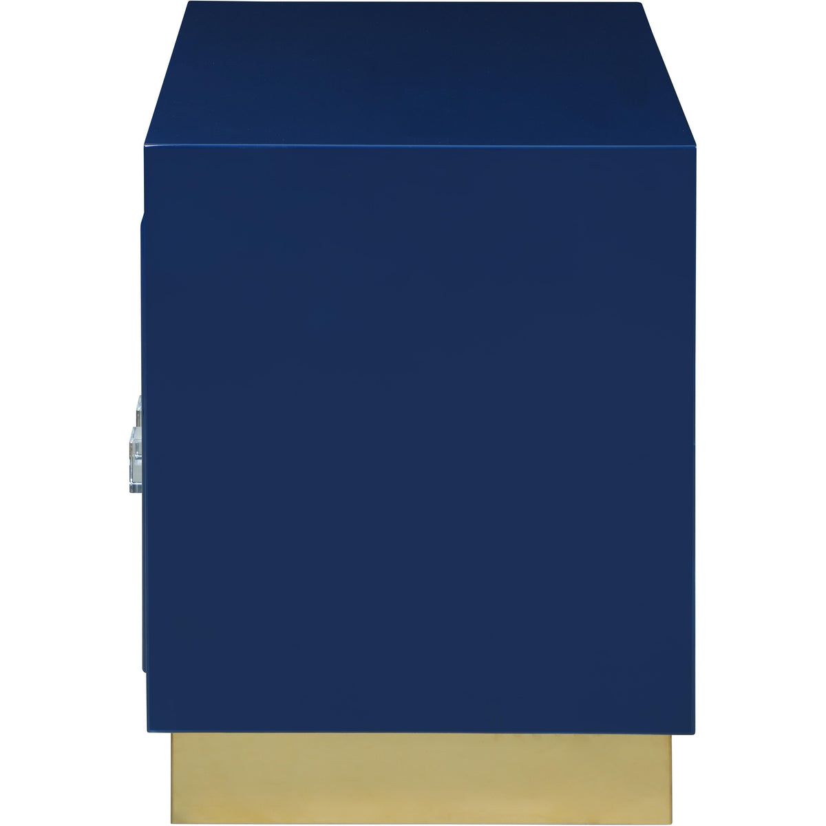 Meridian Cosmopolitan Navy Lacquer Side Table