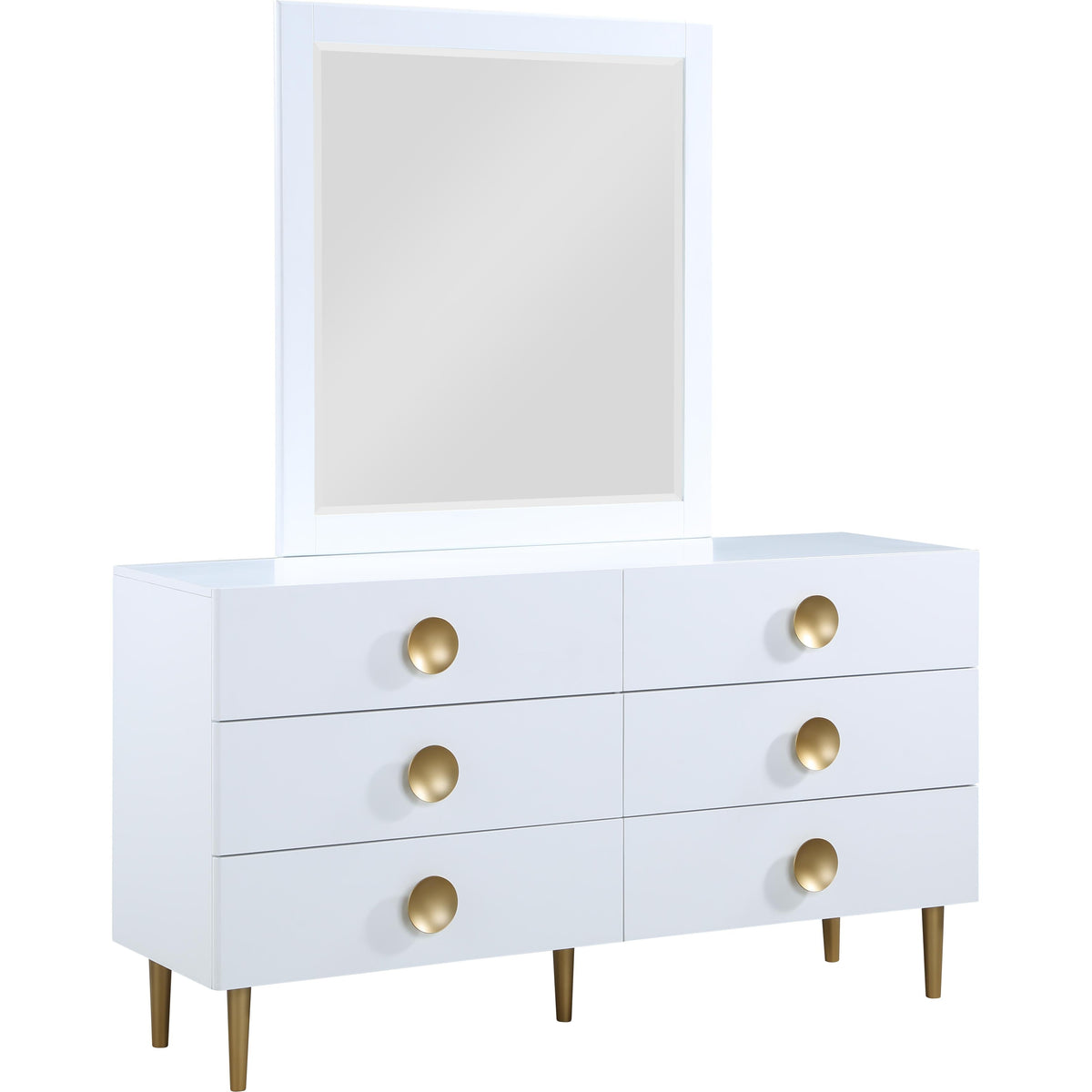 Meridian Zayne White Dresser